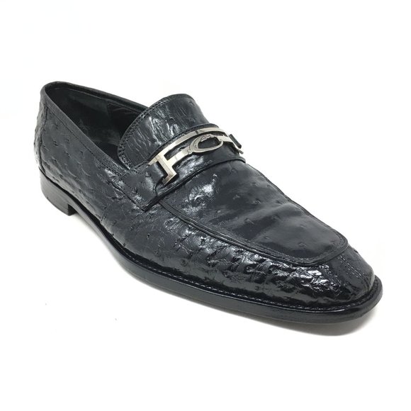 Fennix Horsebit Loafers Size 9.5 Full Ostrich main image 7